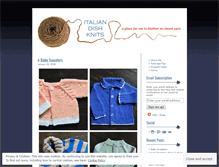 Tablet Screenshot of italiandishknits.com